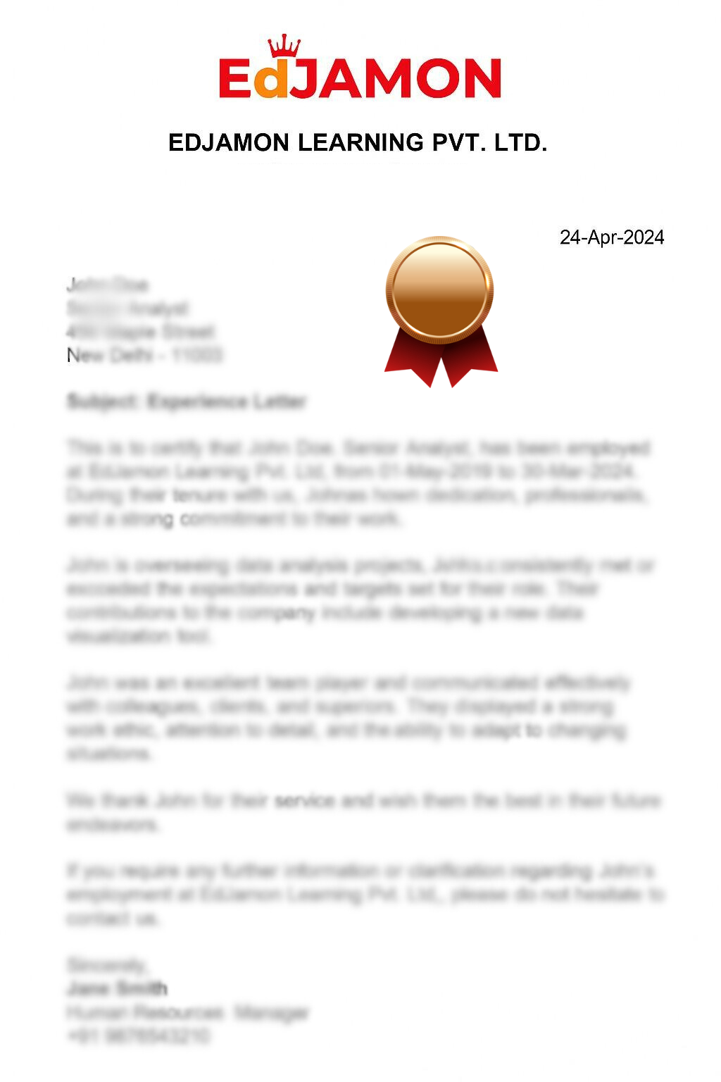 Bronze Award