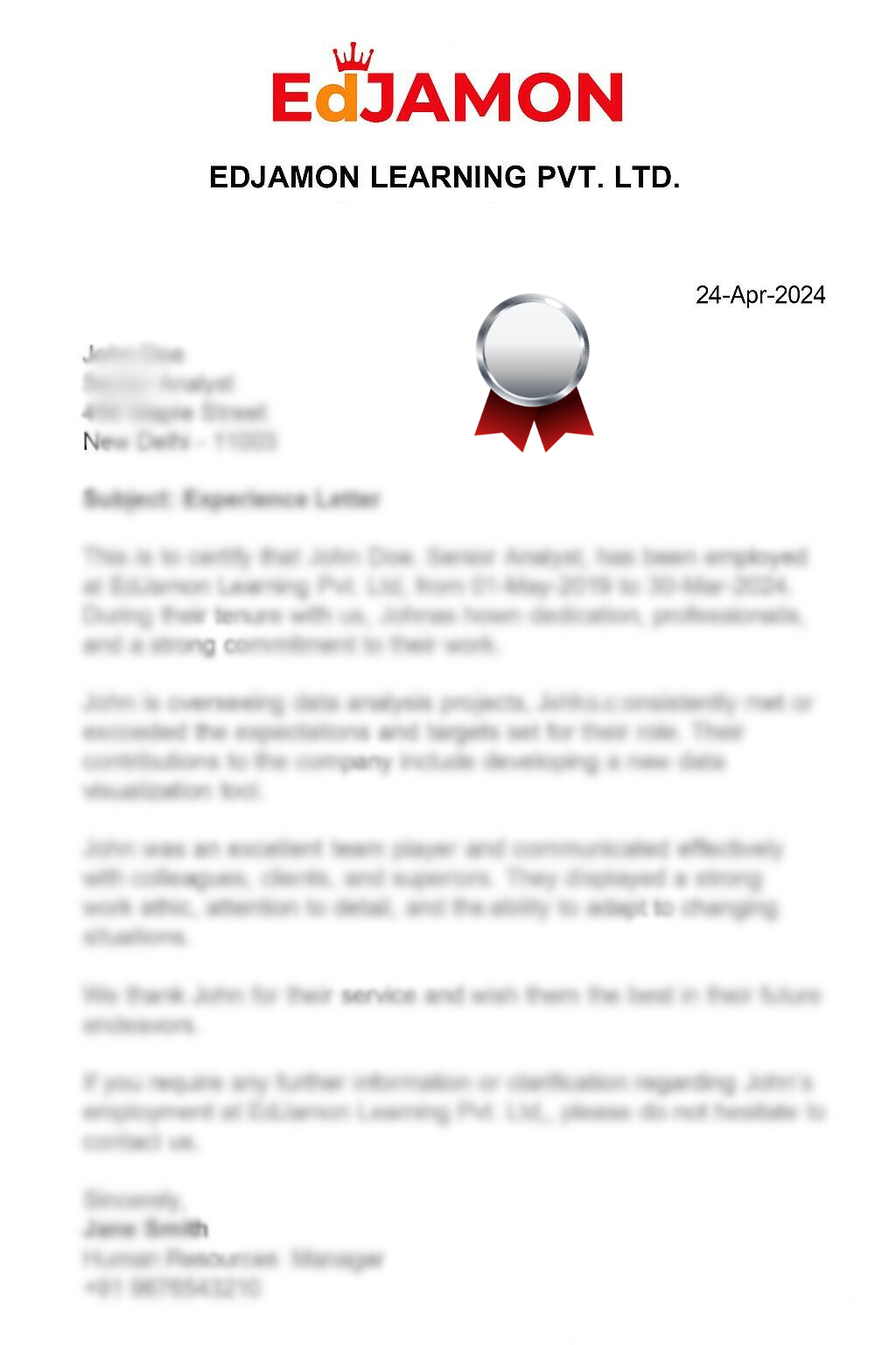 Silver Award