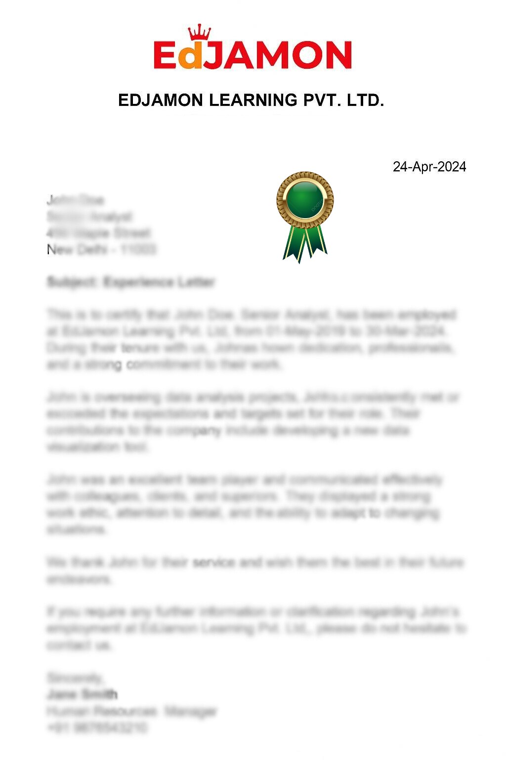 Emerald Award